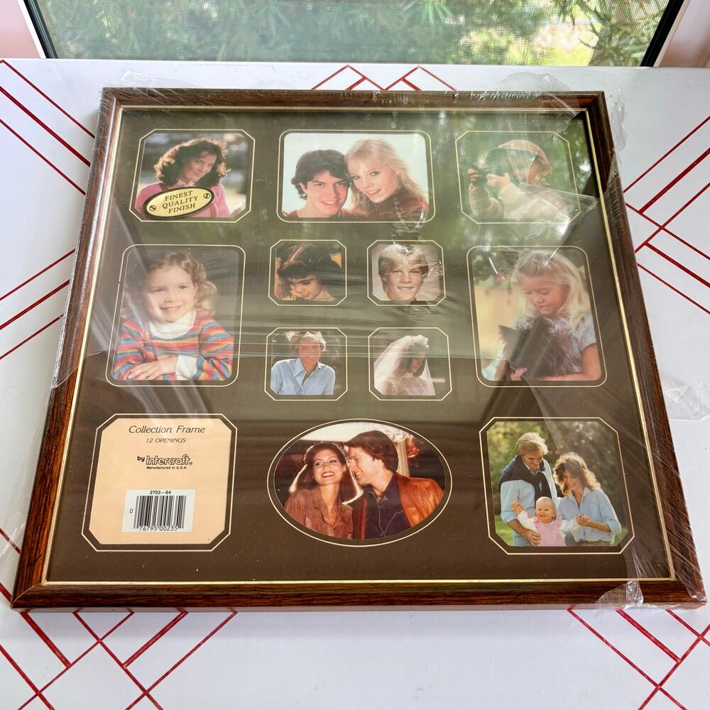 Vintage Intercraft 12 Opening Collage Picture Frame